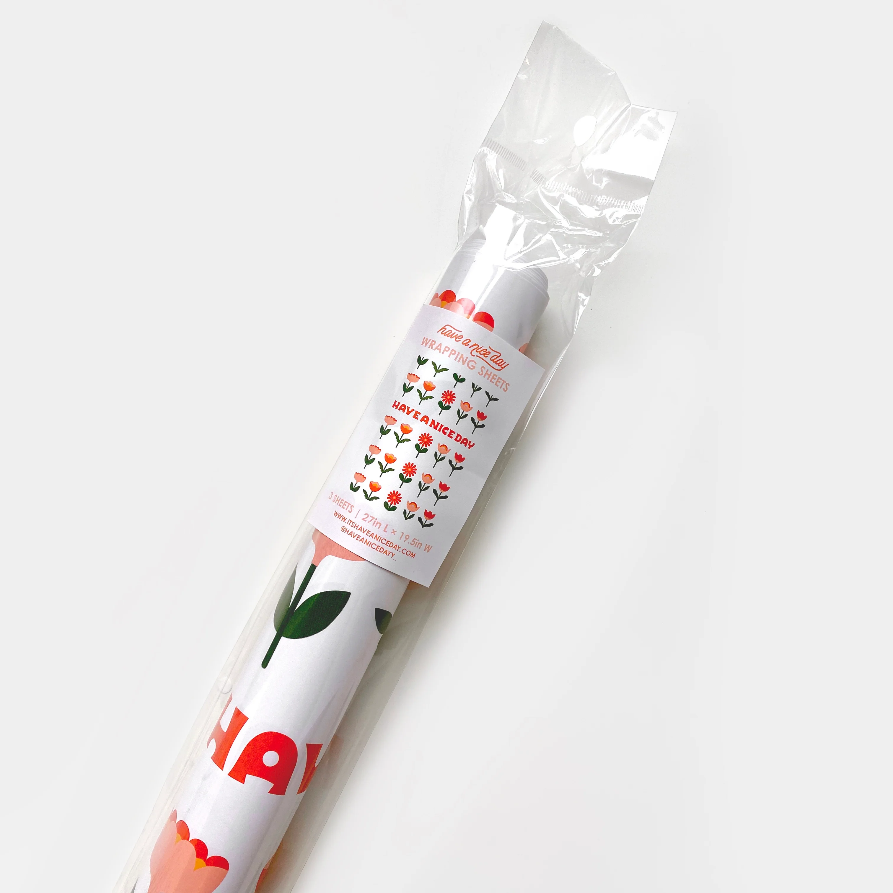 Flowers in a line Wrapping Paper Sheets - Image 3