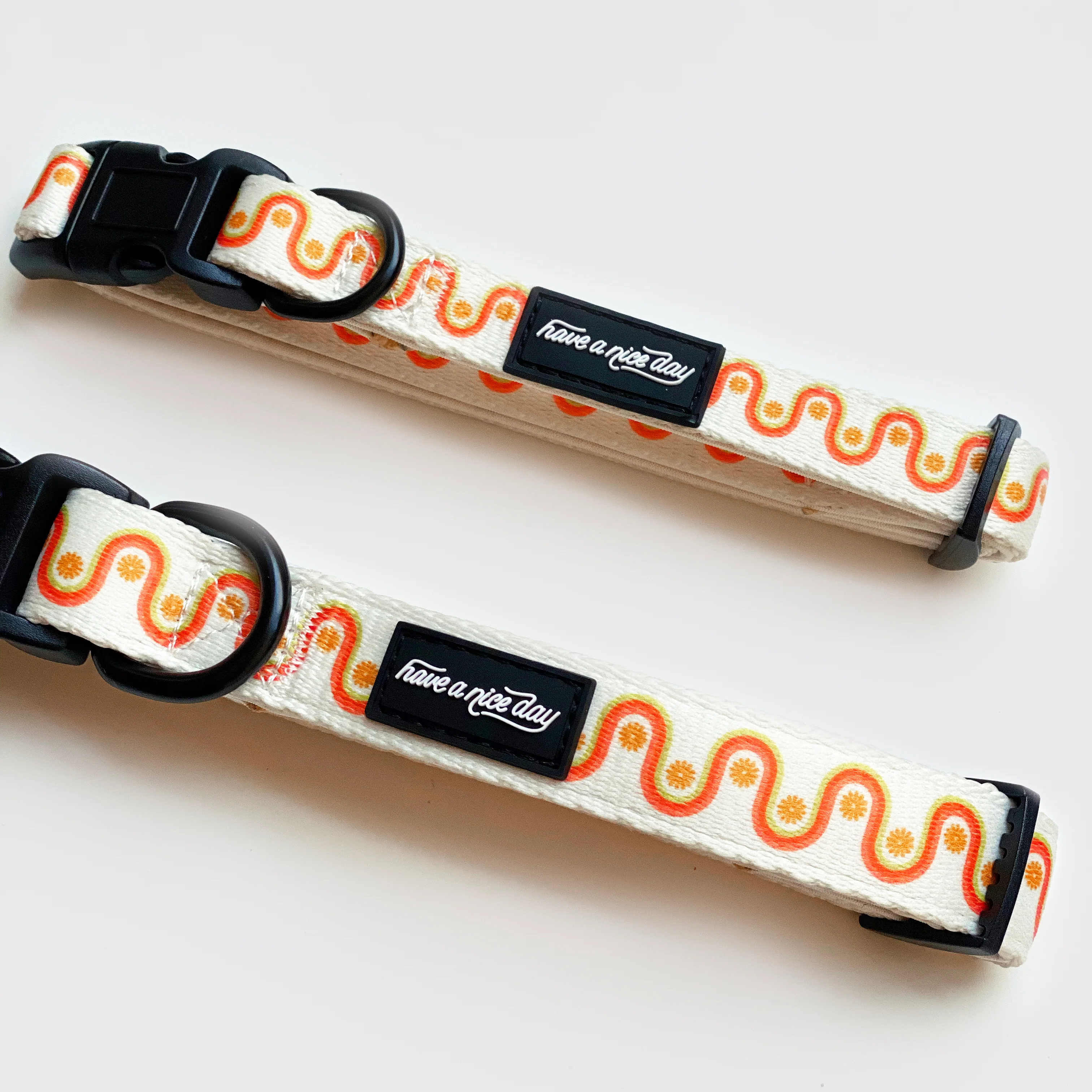 Rainbow Road Dog Collar