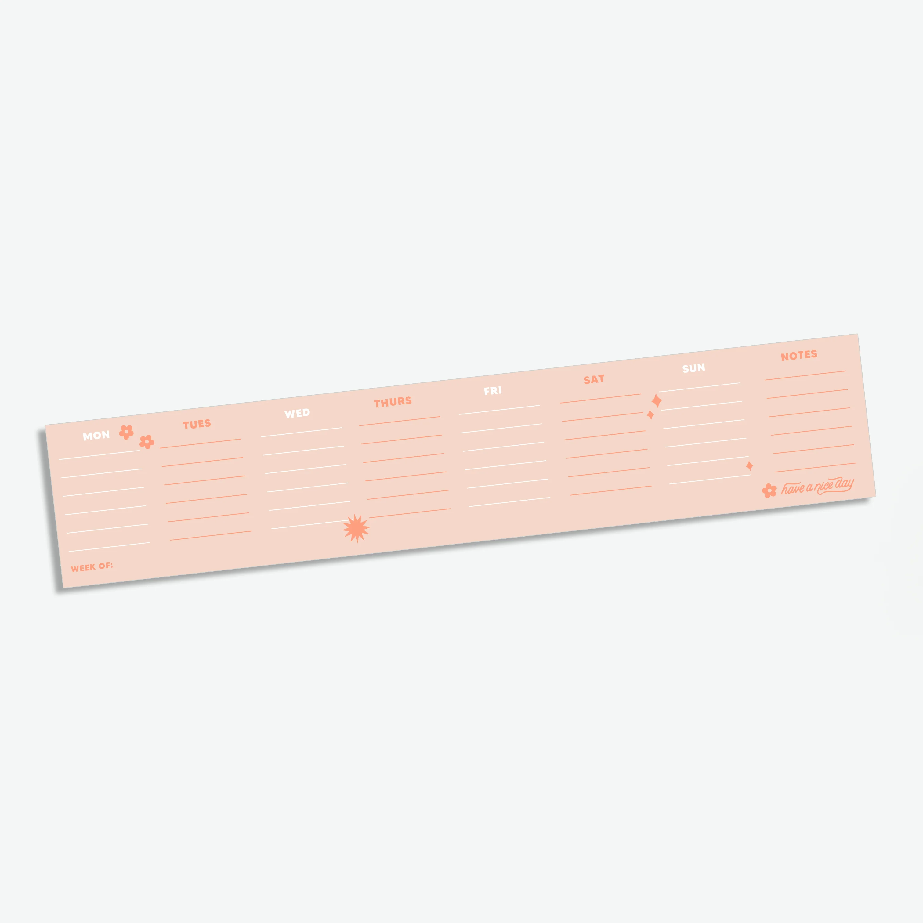 Simply a Pink Notepad Skinny