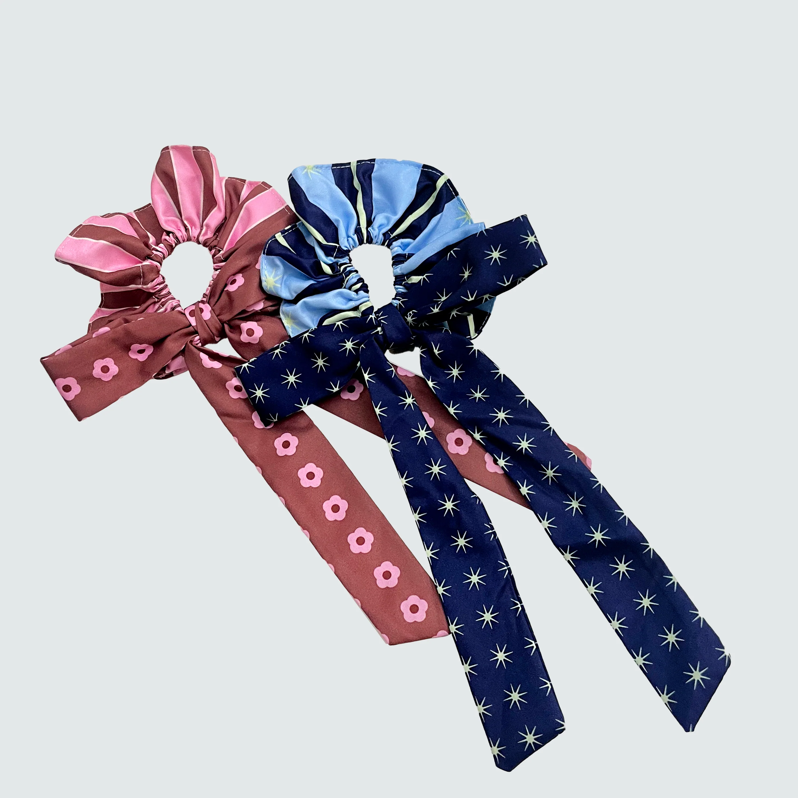 Willow Ruffle Bow Scrunchie - Image 3